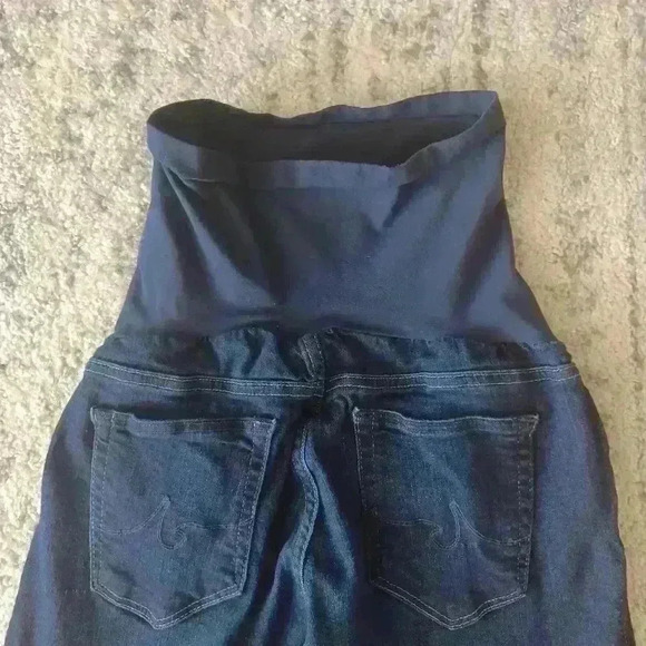 Adriano Goldschmied Women's Dark Wash Skinny Maternity Jean 30R - Picture 6 of 14